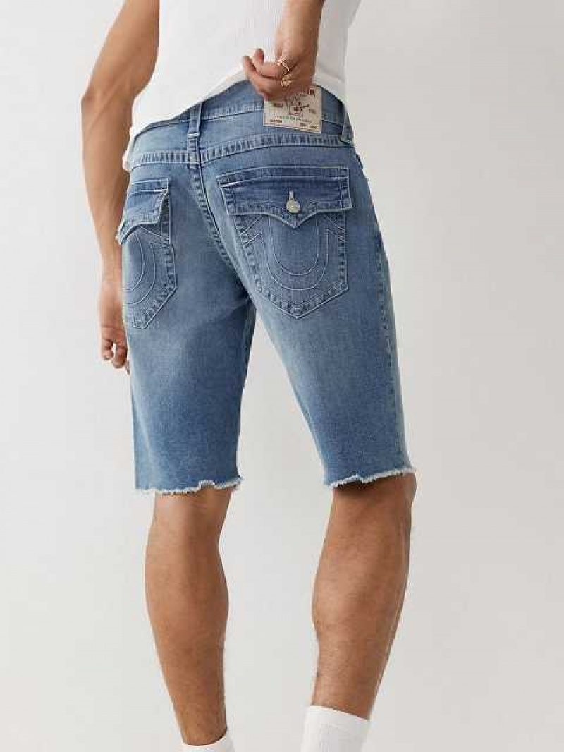 Short True Religion Ricky Directo Hombre Azules | Colombia-YSULBDJ50