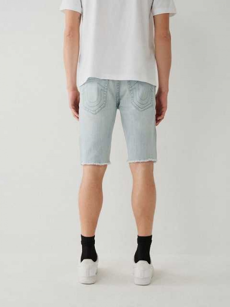 Short True Religion Ricky Directo Hombre Azules Claro | Colombia-NFLVCDI49