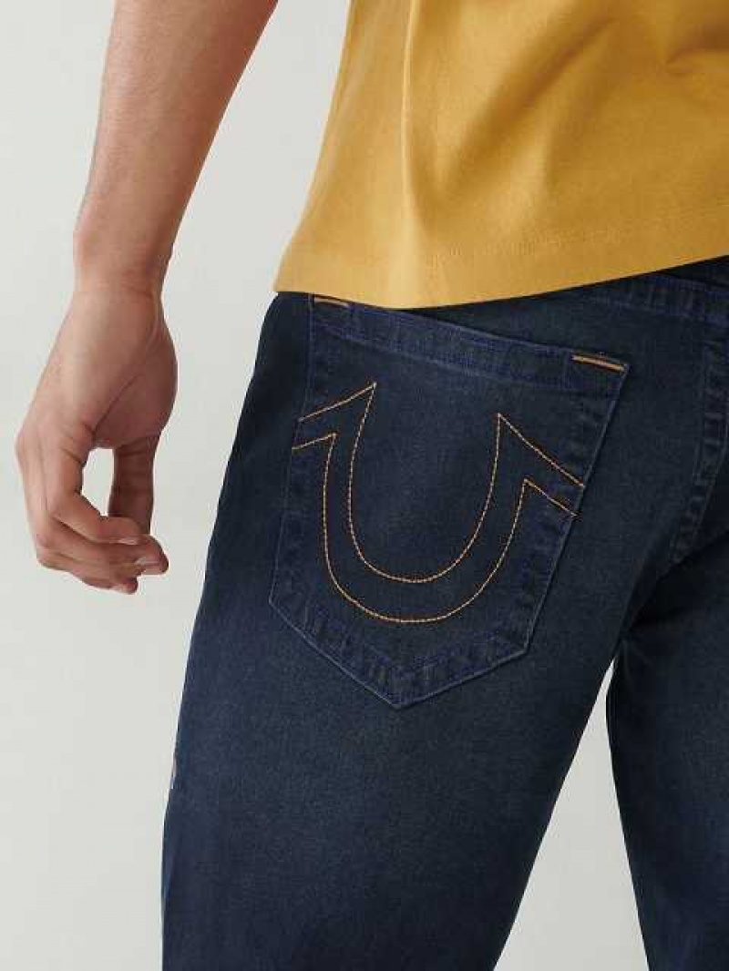 Short True Religion Ricky Directo Hombre Azul Marino | Colombia-WVXRJBH70