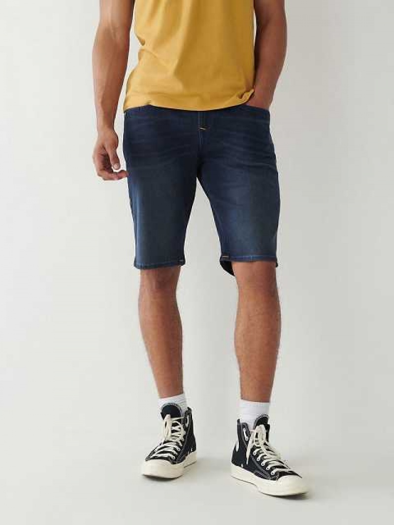 Short True Religion Ricky Directo Hombre Azul Marino | Colombia-WVXRJBH70