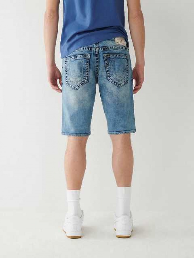 Short True Religion Ricky Directo Hombre Azules | Colombia-YBNXHGD21