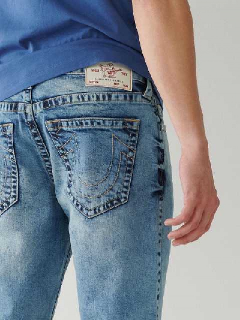 Short True Religion Ricky Directo Hombre Azules | Colombia-YBNXHGD21