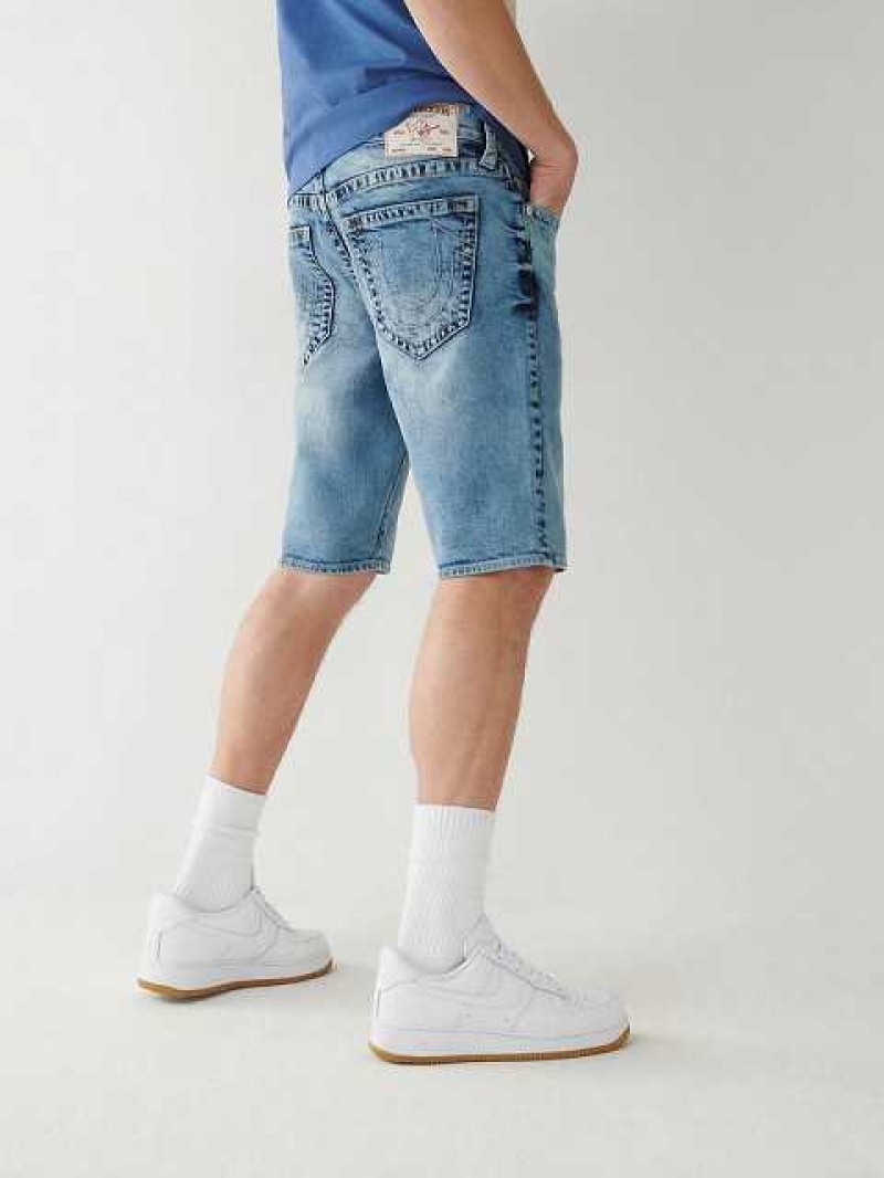 Short True Religion Ricky Directo Hombre Azules | Colombia-YBNXHGD21