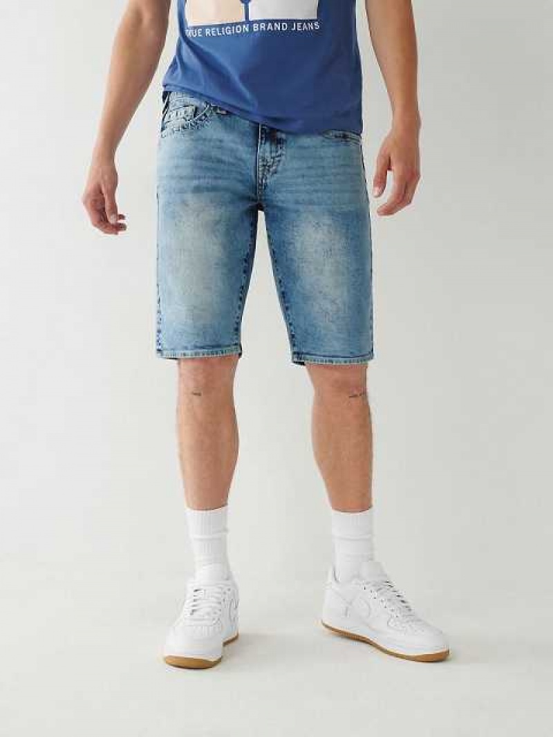 Short True Religion Ricky Directo Hombre Azules | Colombia-YBNXHGD21