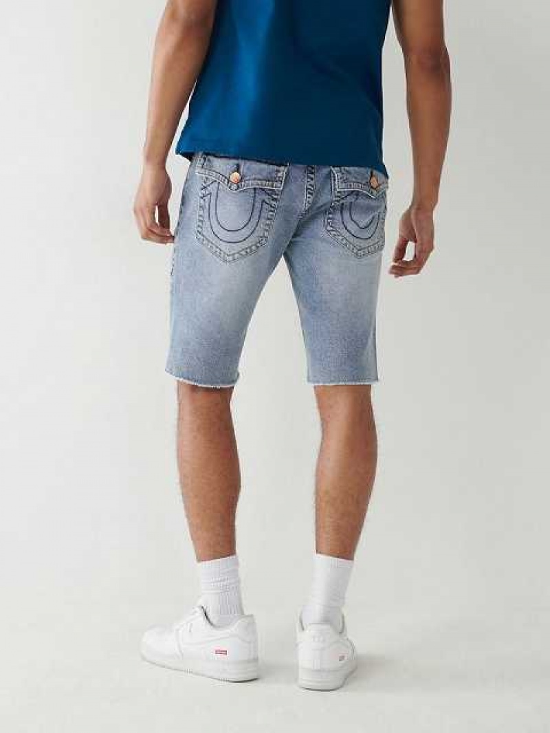 Short True Religion Ricky Directo Hombre Azules Claro | Colombia-SGOBKEU08