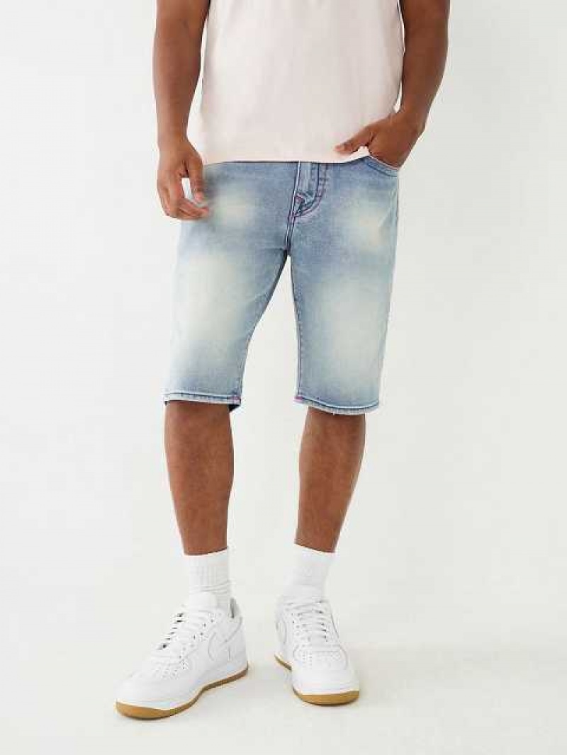 Short True Religion Rocco Flaco Hombre Azules | Colombia-OBFVQJN27