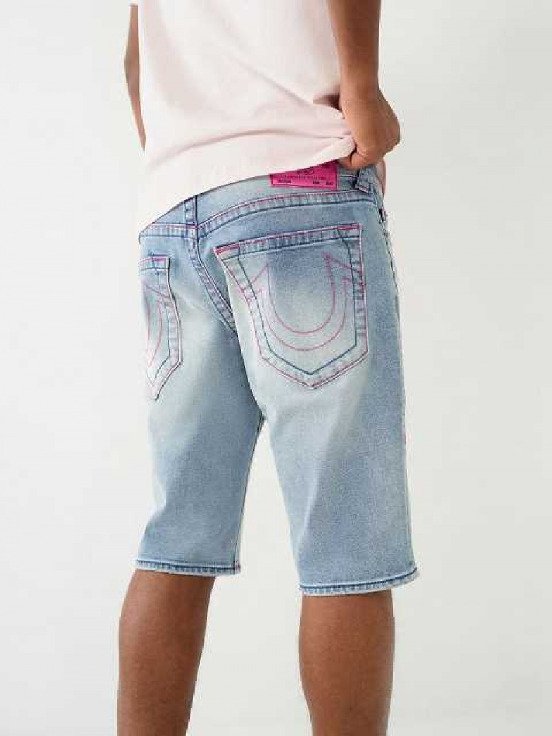 Short True Religion Rocco Flaco Hombre Azules | Colombia-OBFVQJN27