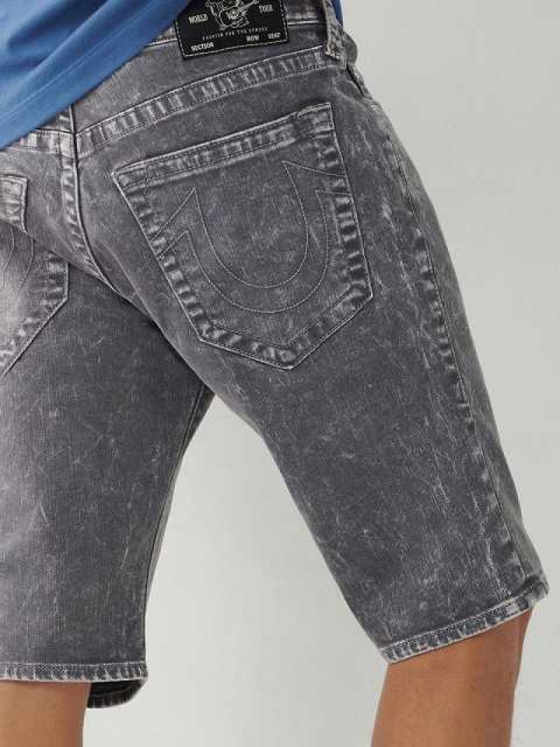 Short True Religion Rocco Flaco Hombre Gris | Colombia-ADZQUKI52