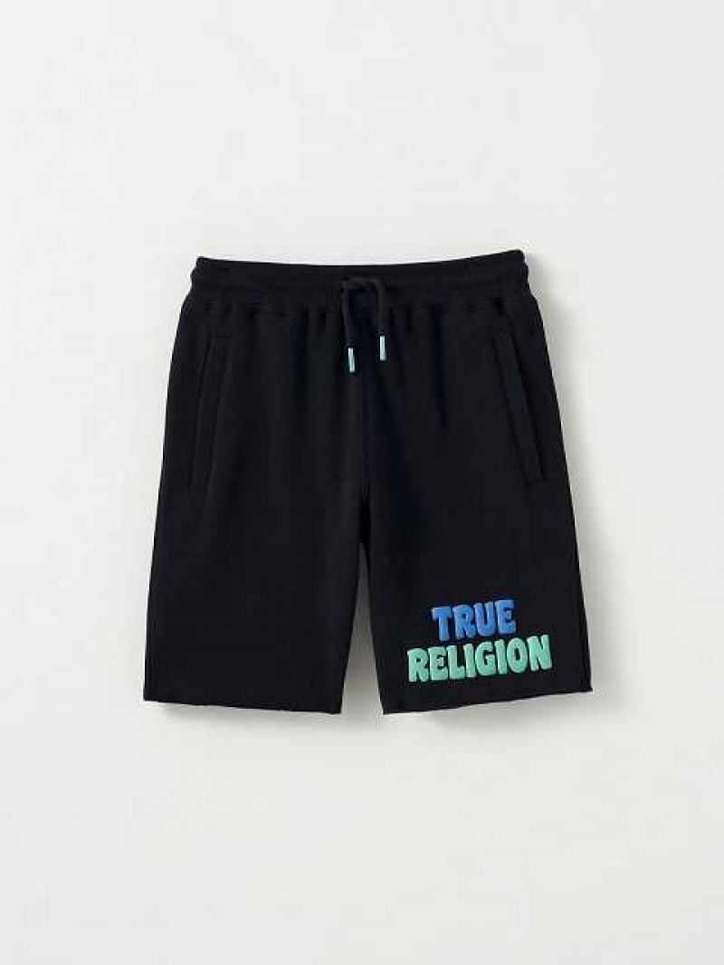 Short True Religion Sweat Niños Negras | Colombia-ZPDHBSX23