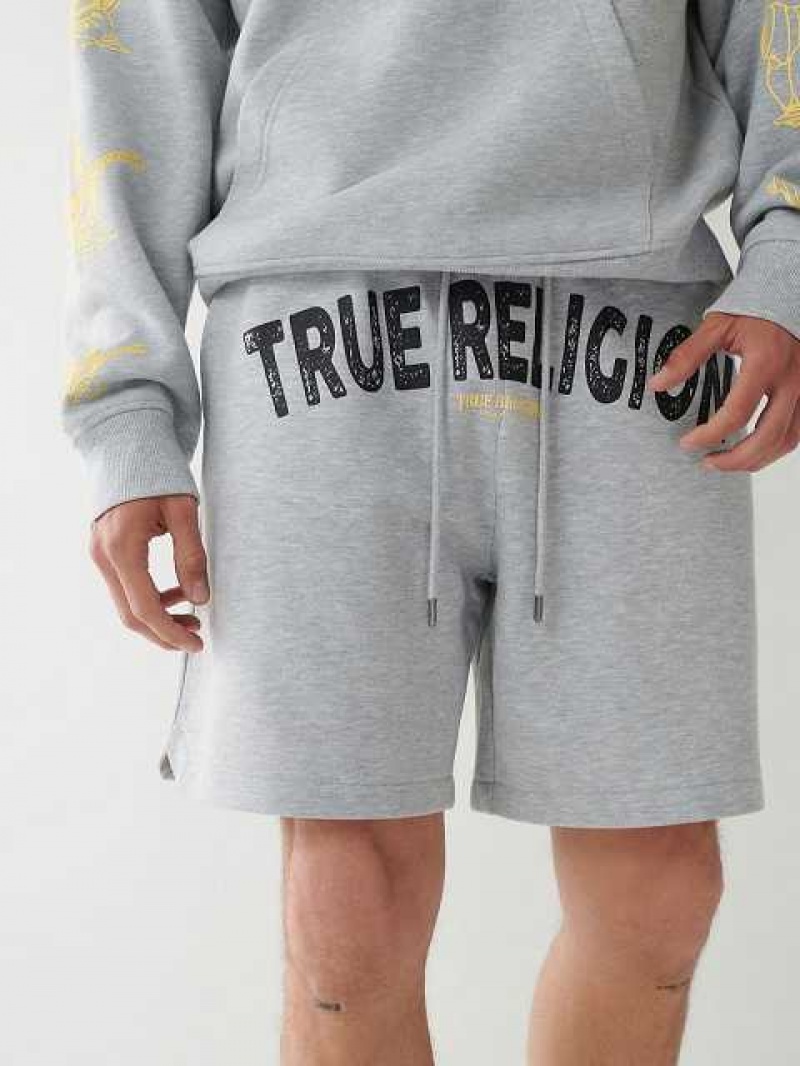 Short True Religion True Sweat Hombre Gris | Colombia-DAUBVFE08