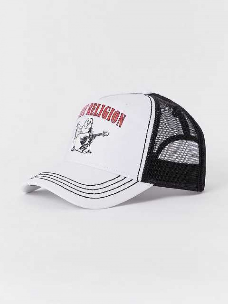 Sombrero True Religion Buddha Trucker Unisex Blancas | Colombia-FLMROBP97