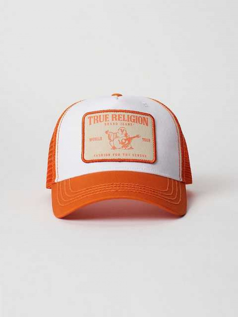 Sombrero True Religion Buddha Trucker Unisex Autumn Maple | Colombia-ANPTSHD23