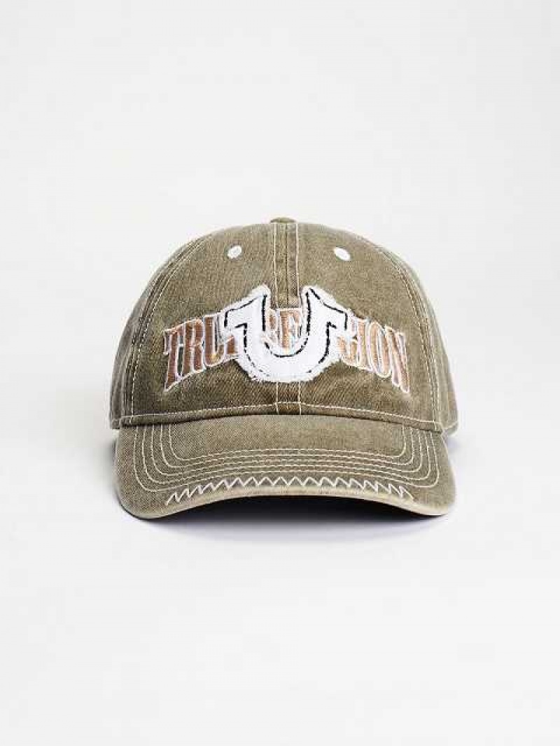 Sombrero True Religion Horseshoe Logo Unisex Verde | Colombia-KOYZMUT19