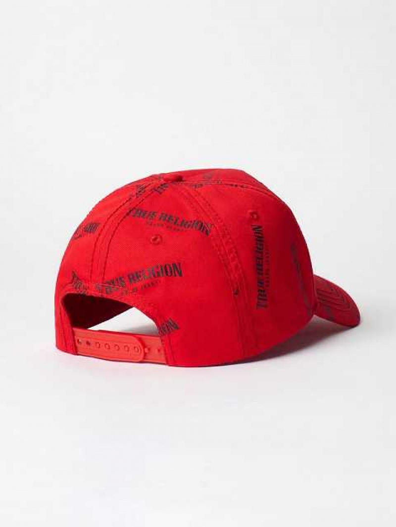 Sombrero True Religion True Logo Unisex Rojas | Colombia-RJMDSGU70