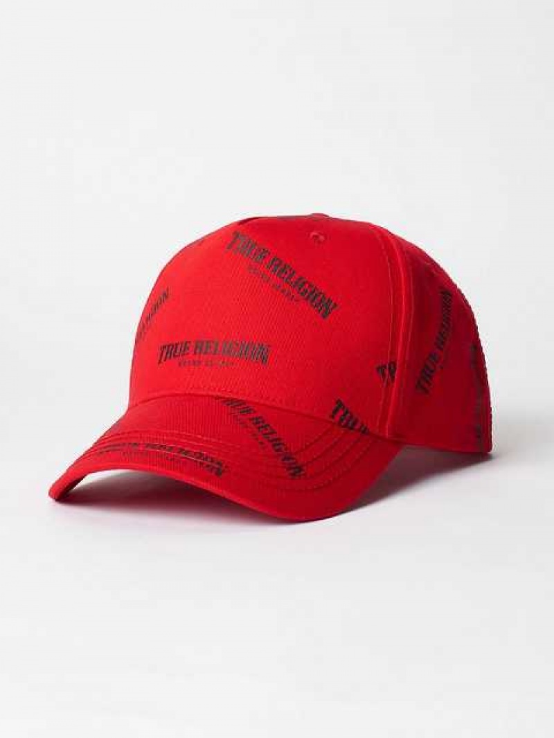 Sombrero True Religion True Logo Unisex Rojas | Colombia-RJMDSGU70