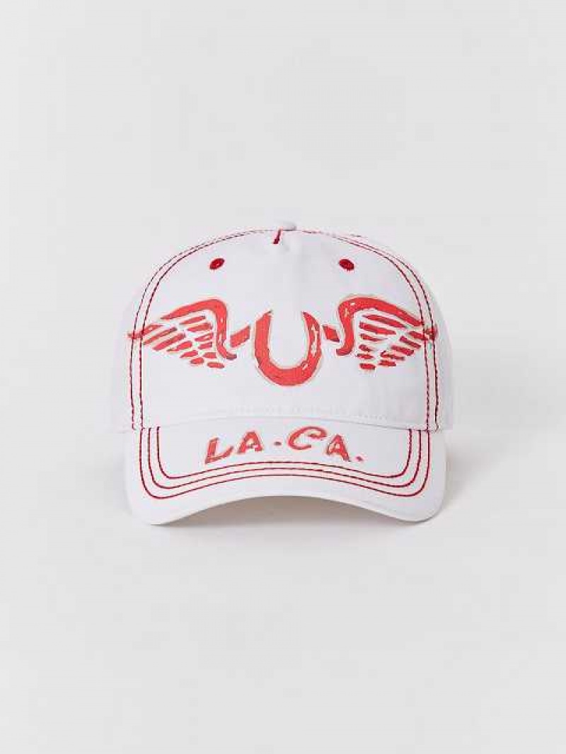 Sombrero True Religion Wing Logo Unisex Blancas | Colombia-FQNKJEA19