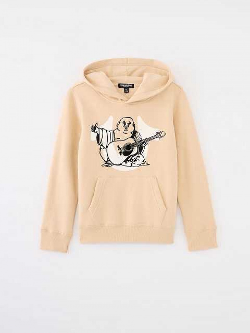 Sudadera con Capucha True Religion Buddha Niños Beige | Colombia-XPBHNJG85