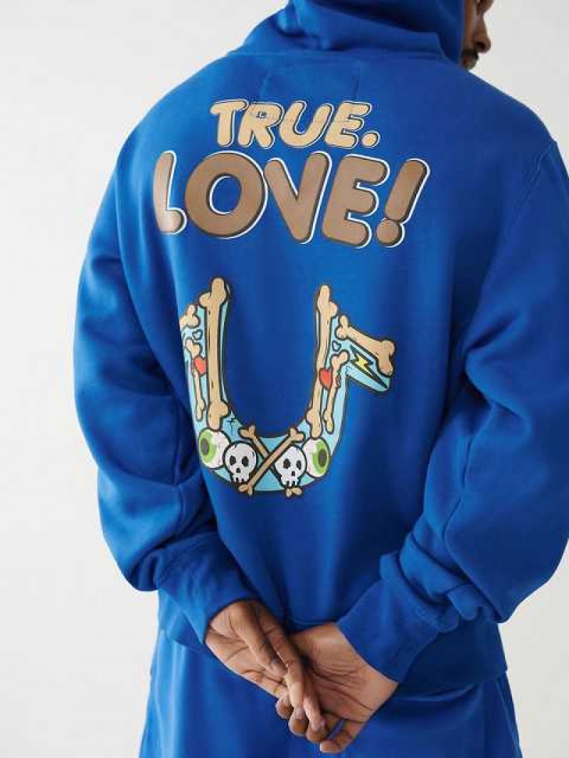 Sudadera con Capucha True Religion Tr X Chief Keef Logo Hombre Azules | Colombia-RQVEXFK91