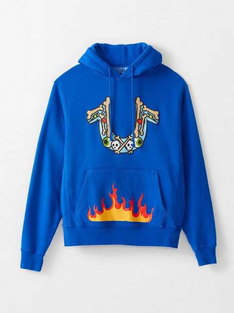 Sudadera con Capucha True Religion Tr X Chief Keef Logo Hombre Azules | Colombia-RQVEXFK91