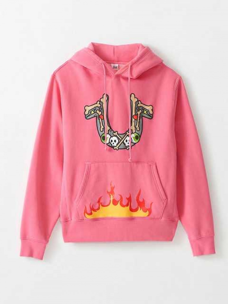 Sudadera con Capucha True Religion Tr X Chief Keef Logo Hombre Rosas | Colombia-KFMTWJY28