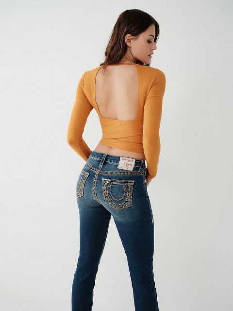 Tops True Religion Open Back Mujer Kaki | Colombia-AQYOJUC67