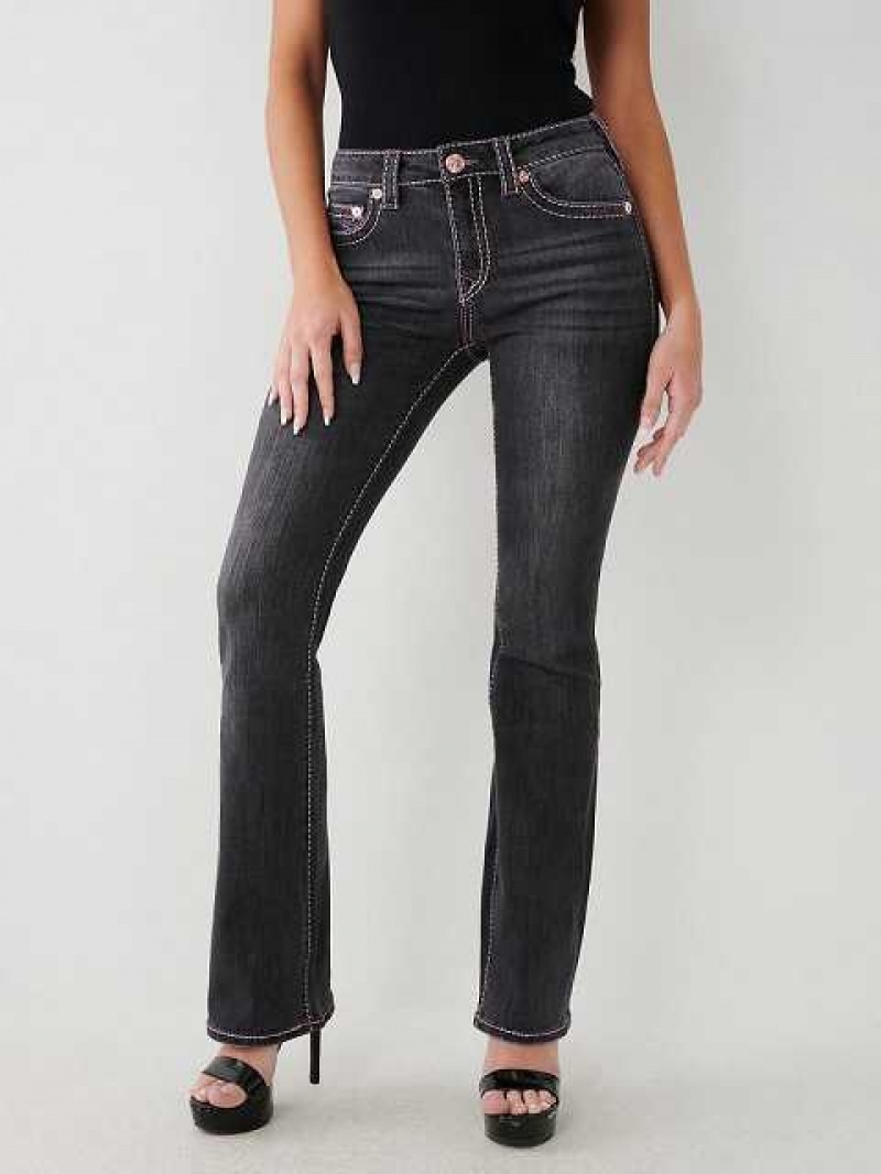 Vaqueros Bootcut True Religion Becca Big T Stitch Mujer Gris | Colombia-FZBSJYC96