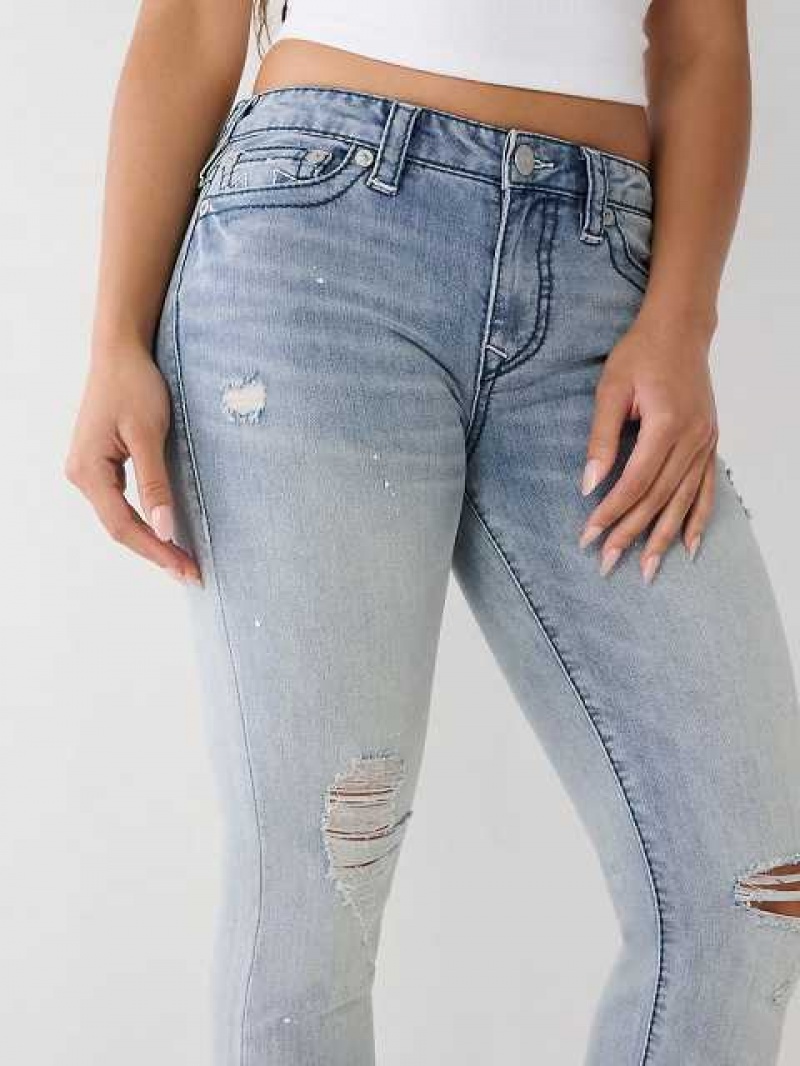 Vaqueros Bootcut True Religion Becca Big T Stitch Mujer Aquarius | Colombia-USNJCMY50