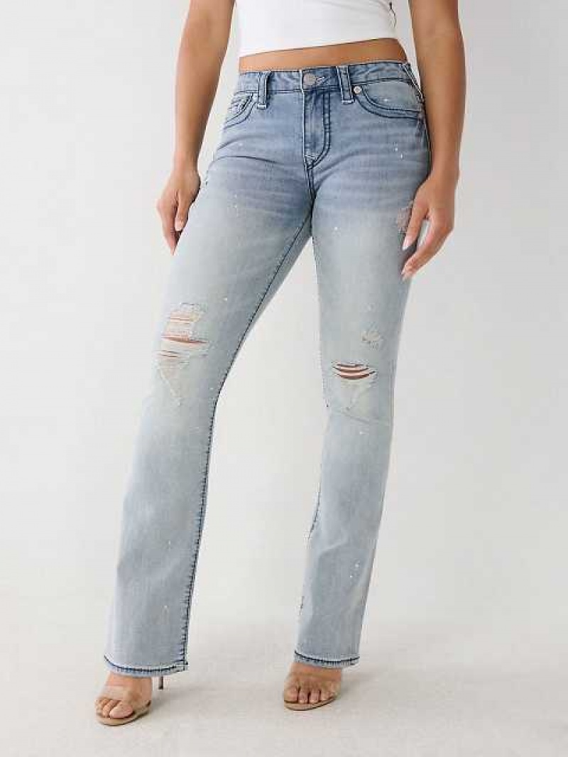 Vaqueros Bootcut True Religion Becca Big T Stitch Mujer Aquarius | Colombia-USNJCMY50