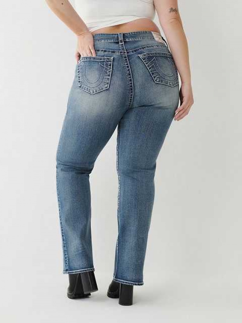 Vaqueros Bootcut True Religion Becca Big T Stitch Mujer Naranjas | Colombia-JLNQGEZ14