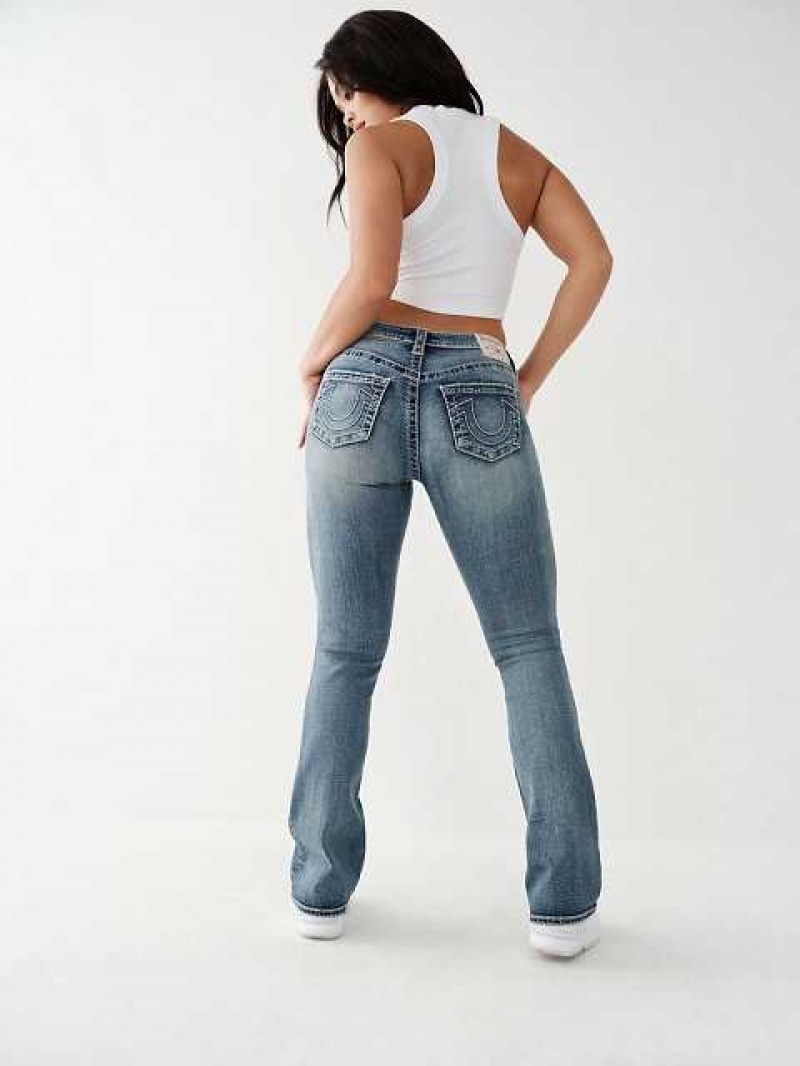 Vaqueros Bootcut True Religion Becca Big T Stitch Mujer Naranjas | Colombia-JLNQGEZ14