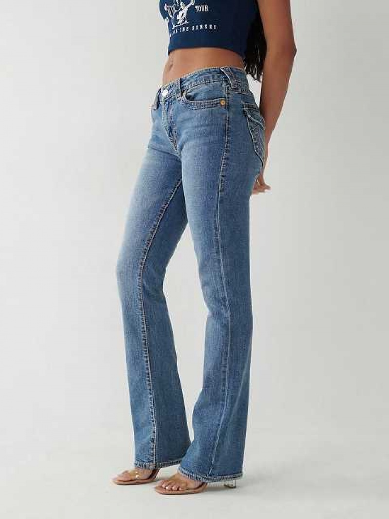 Vaqueros Bootcut True Religion Becca Big T Stitch Mujer Azules | Colombia-ALEXYNU69