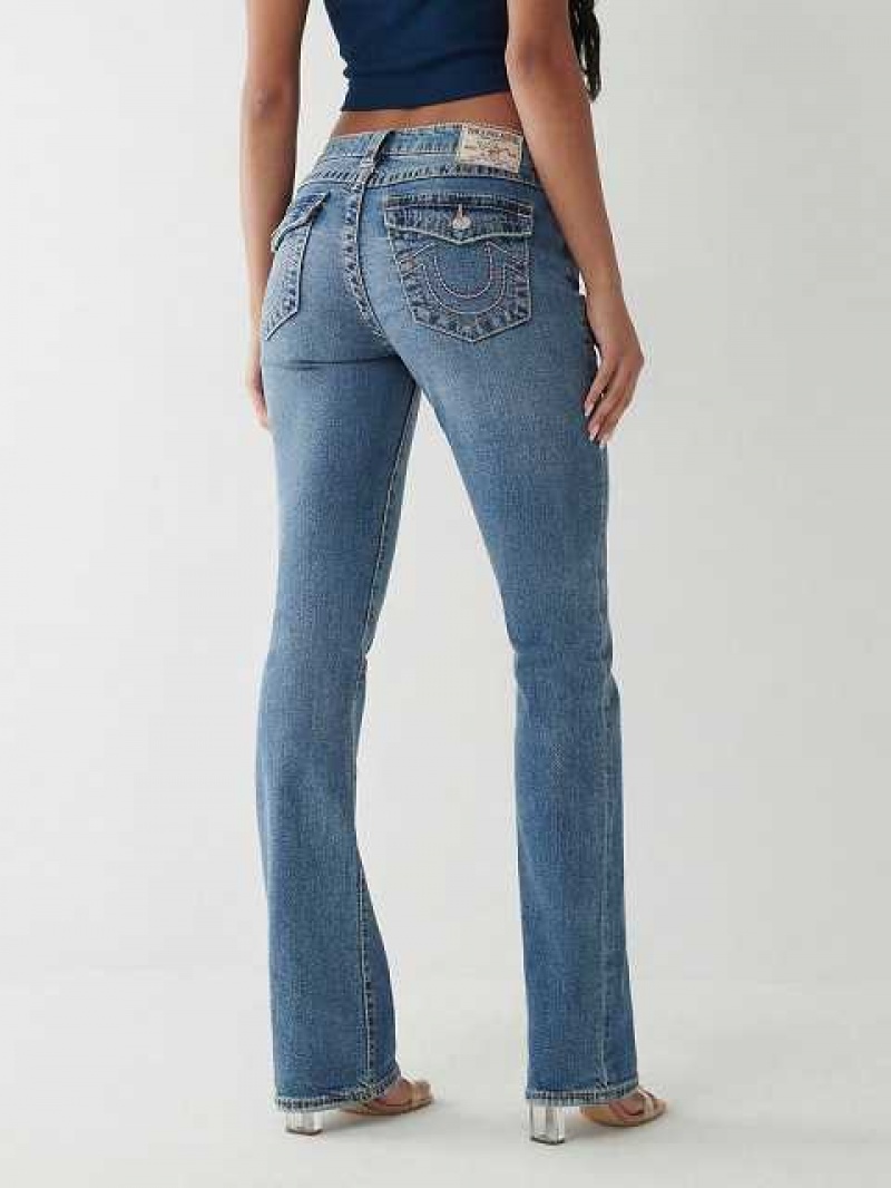 Vaqueros Bootcut True Religion Becca Big T Stitch Mujer Azules | Colombia-ALEXYNU69