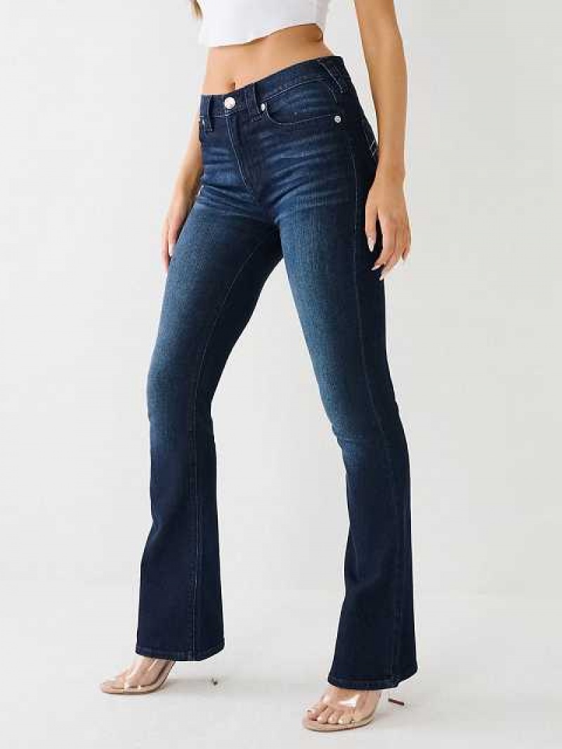 Vaqueros Bootcut True Religion Becca High Rise Mujer Azul Marino | Colombia-KBIZEWL76