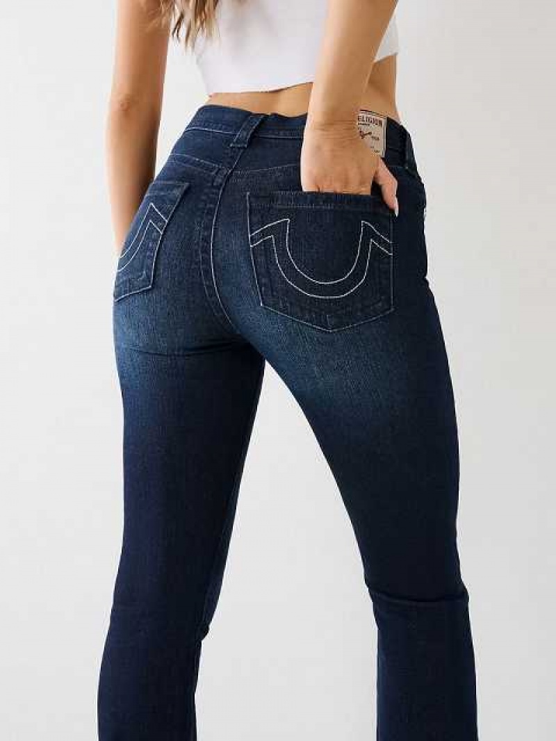 Vaqueros Bootcut True Religion Becca High Rise Mujer Azul Marino | Colombia-KBIZEWL76