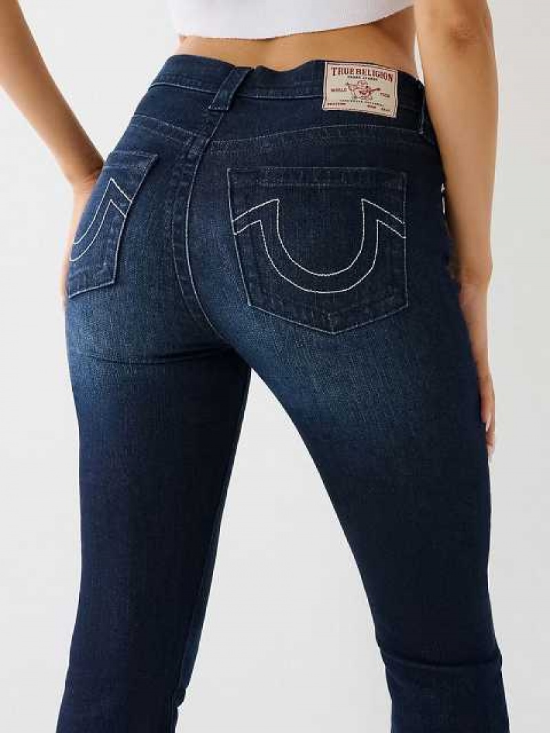 Vaqueros Bootcut True Religion Becca High Rise Mujer Azul Marino | Colombia-KBIZEWL76