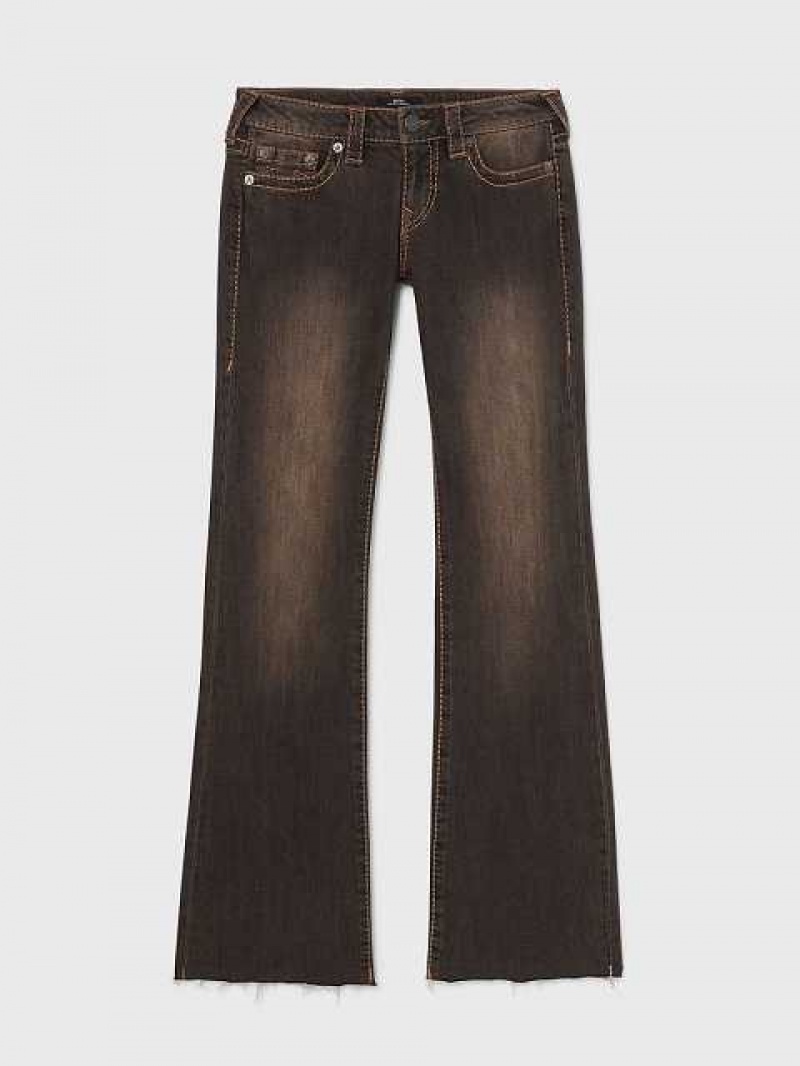 Vaqueros Bootcut True Religion Becca Low Rise Big T Mujer Azules Oscuro | Colombia-APDKBNW82