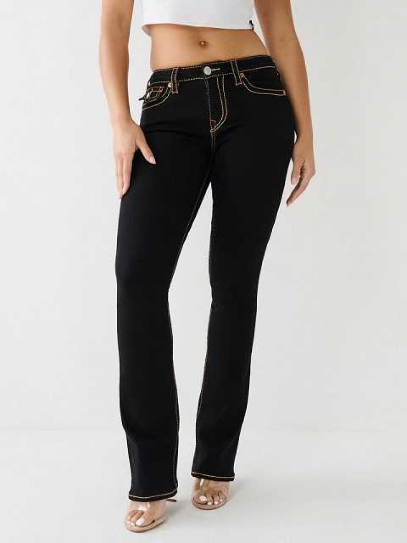 Vaqueros Bootcut True Religion Becca Mid Rise Mujer Negras | Colombia-FQIKSCD20