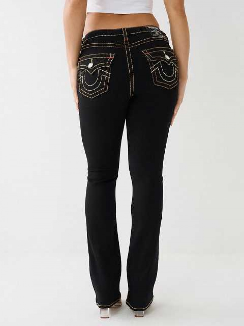 Vaqueros Bootcut True Religion Becca Mid Rise Mujer Negras | Colombia-FQIKSCD20