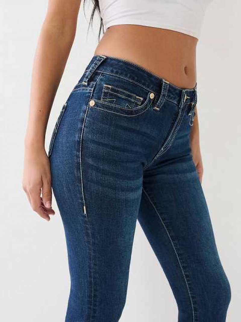 Vaqueros Bootcut True Religion Becca Mid Rise Single Needle Mujer Azules Oscuro | Colombia-UQDZNSO90