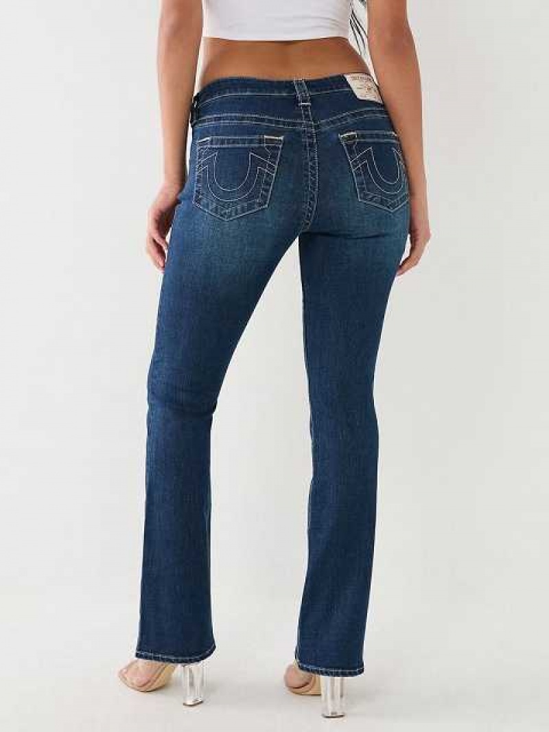 Vaqueros Bootcut True Religion Becca Mid Rise Single Needle Mujer Azules Oscuro | Colombia-UQDZNSO90