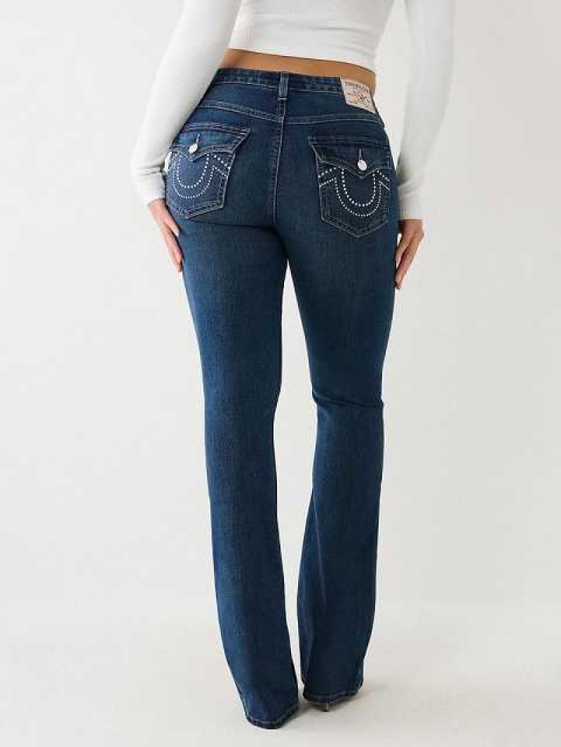 Vaqueros Bootcut True Religion Becca Mujer Azul Marino | Colombia-RUGJBVC53