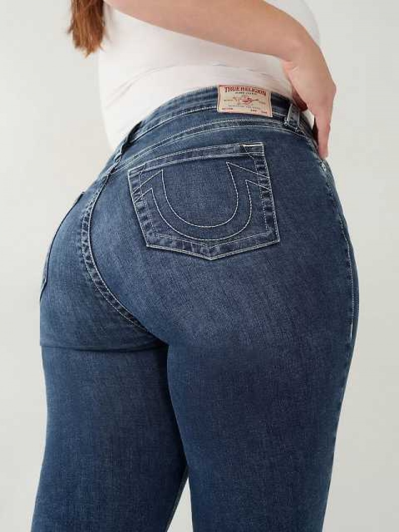 Vaqueros Bootcut True Religion Becca Mujer Azul Marino | Colombia-YQXJWMB02