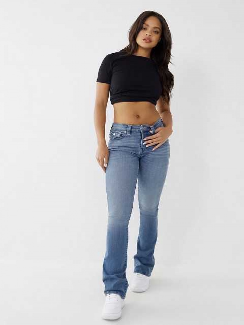 Vaqueros Bootcut True Religion Becca Mujer Azules Claro | Colombia-MSCZDXW10