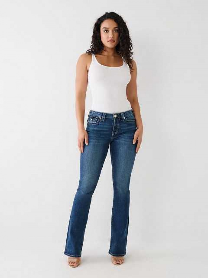 Vaqueros Bootcut True Religion Becca Mujer Azules Oscuro | Colombia-POYTDGR64