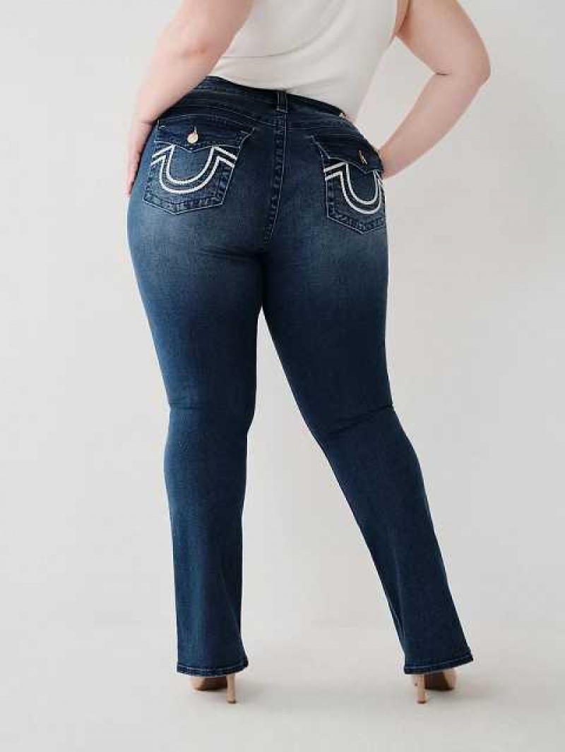 Vaqueros Bootcut True Religion Becca Mujer Azul Marino | Colombia-BRLFAWN34