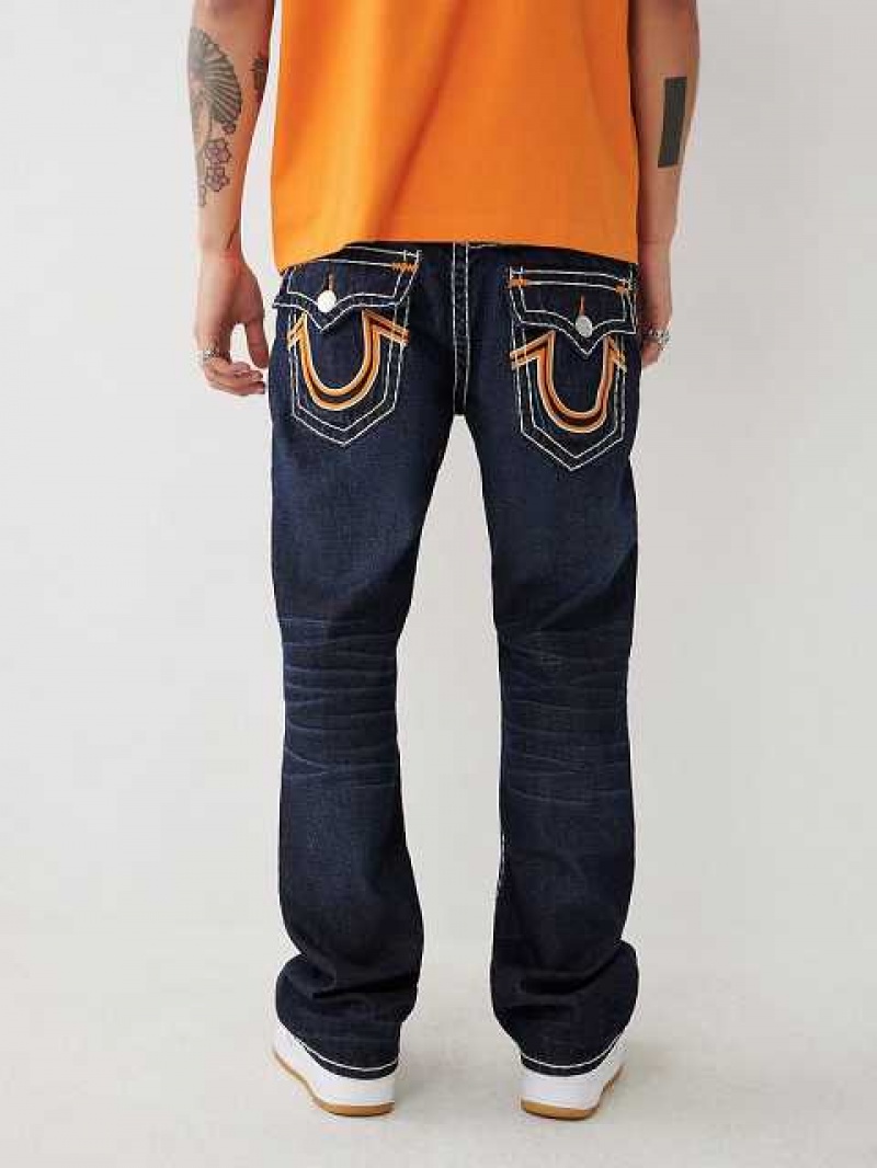 Vaqueros Bootcut True Religion Billy Double Raised Hs Super T Hombre Azules Oscuro | Colombia-KGYNAXP89