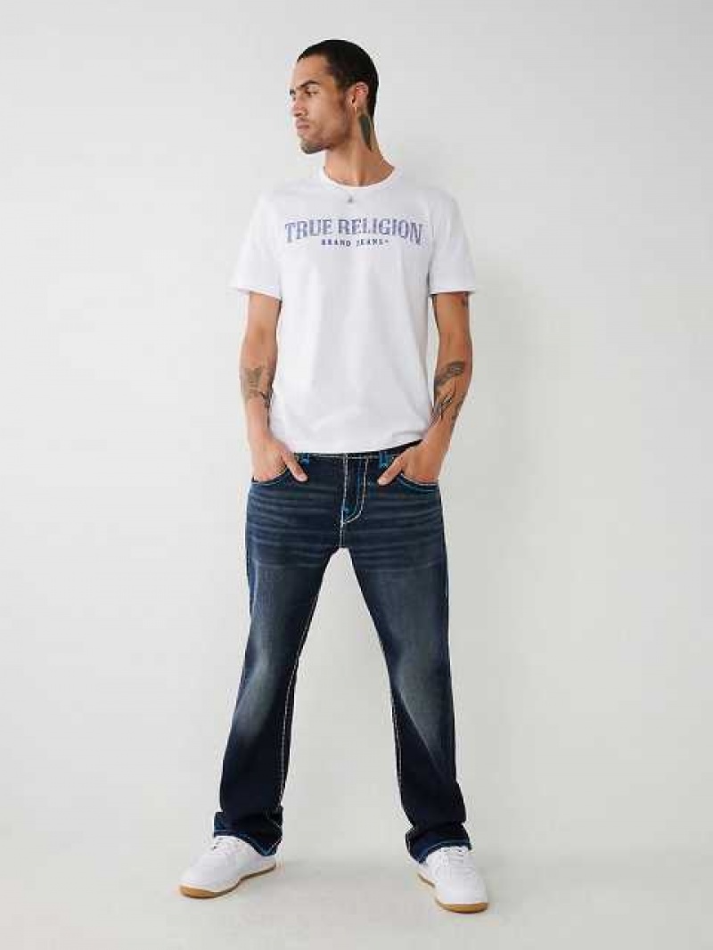 Vaqueros Bootcut True Religion Billy Super T Stitch Hombre Azules Oscuro | Colombia-EFYDJOU13