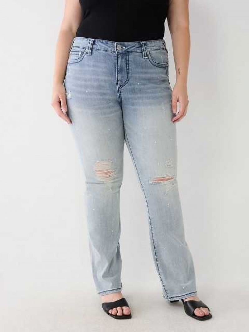 Vaqueros Bootcut True Religion Plus Becca Stitch Mujer Aquarius | Colombia-BPOTCYJ26