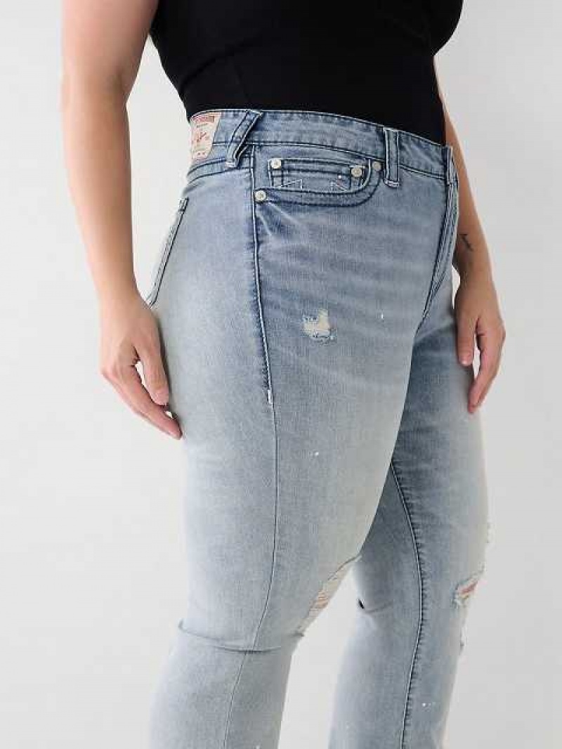 Vaqueros Bootcut True Religion Plus Becca Stitch Mujer Aquarius | Colombia-BPOTCYJ26