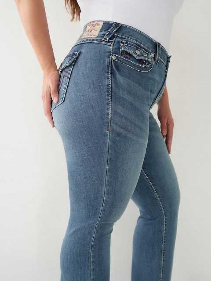 Vaqueros Bootcut True Religion Plus Becca Stitch Mujer Azules | Colombia-SMZENVQ26